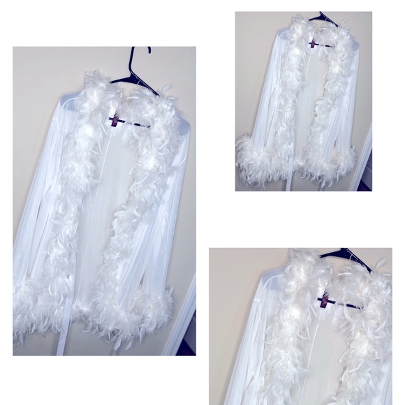 Fur Mesh Robe - Picture 1 of 5